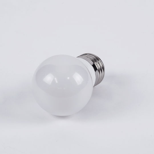 GloboStar LED-Lampe 4W 78mm für Fassung E27 und Form G45 Naturweiß 388lm