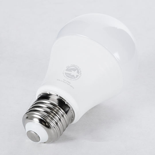 GloboStar LED Bulb 10W 110mm for Socket E27 and Shape A60 Natural White 970lm Dimmable