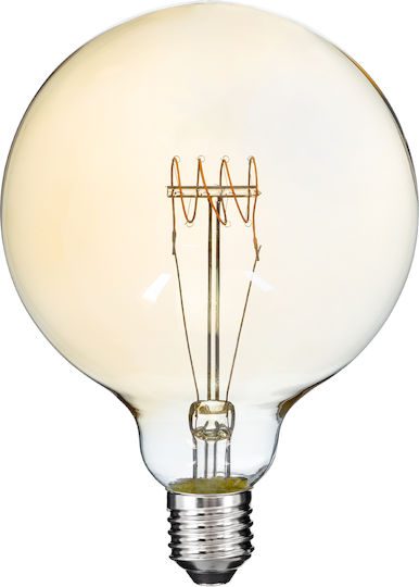 GloboStar LED крушка 4W 180mm за фасунга E27 и форма G125 Топло бяло 280лм Димируем