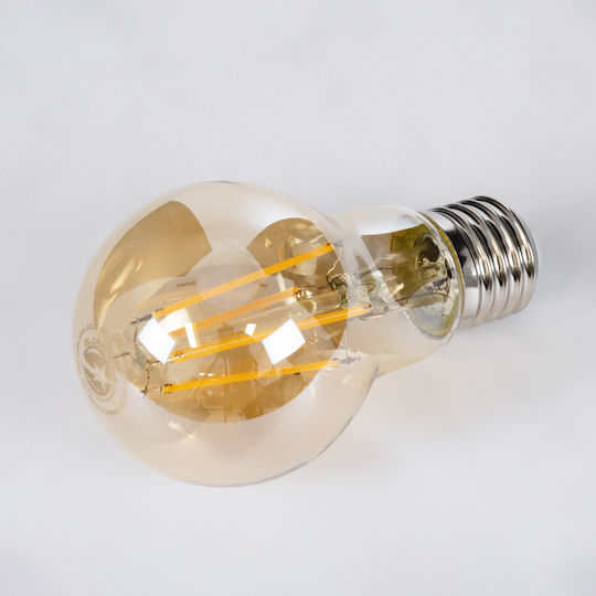 GloboStar Edison Retro LED Bulb 10W 105mm for Socket E27 and Shape A60 Warm White 1050lm Dimmable