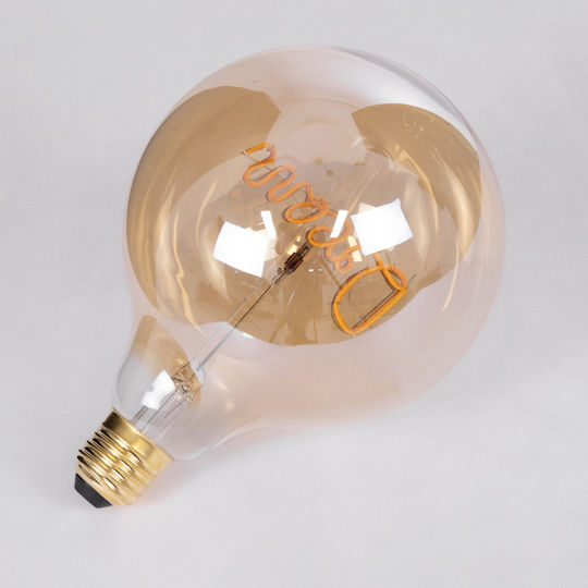 GloboStar LED крушка 4W 180mm за фасунга E27 и форма G125 Топло бяло 340лм Димируем