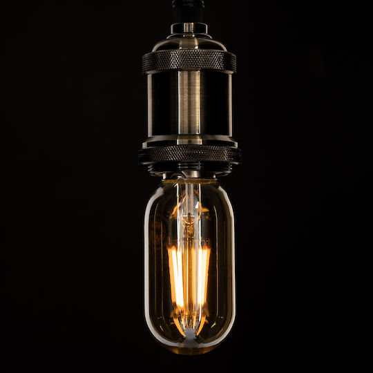 GloboStar Edison Retro Λάμπα LED 4W 110mm για Ντουί E27 και Σχήμα T45 Θερμό Λευκό 420lm Dimmable