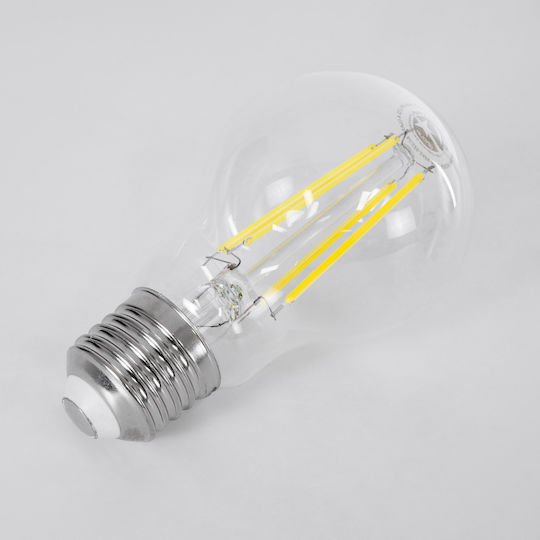 GloboStar Λάμπα LED 4W 110mm για Ντουί E27 και Σχήμα A60 Φυσικό Λευκό 840lm
