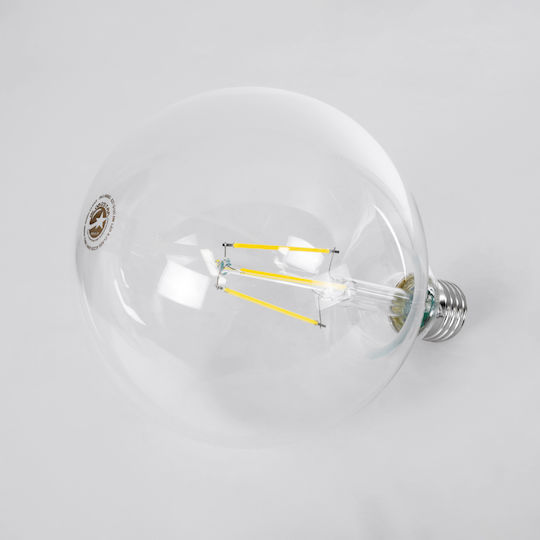 GloboStar LED-Lampe 4W 138mm für Fassung E27 und Form G125 Naturweiß 840lm