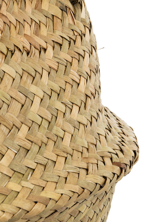 GloboStar Ibiza Planter Wicker Beige 23x23x30cm.