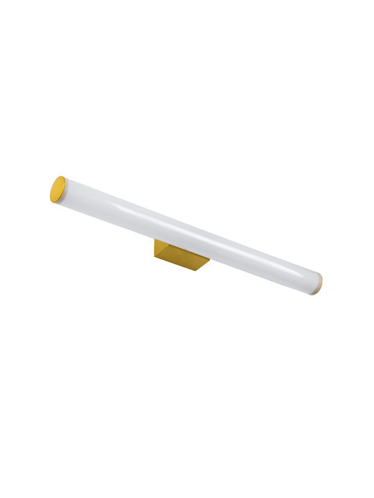 GloboStar Mabel Modern Lamp Bathroom with Integrated LED and Natural White Light Gold 10x5cm