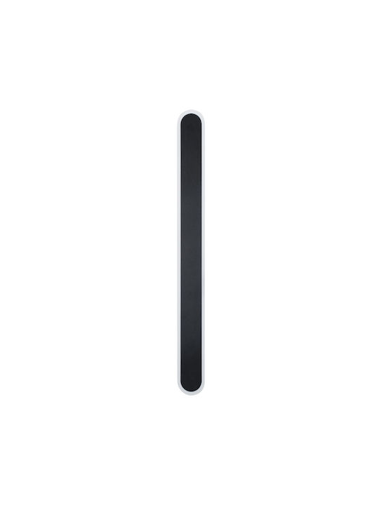 GloboStar Houston Modern Lamp Wall with Integrated LED and Adjustable White Light Black 6x60cm