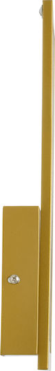 GloboStar Tiara Modern Lamp Wall with Integrated LED and Adjustable White Light Gold 32x32cm