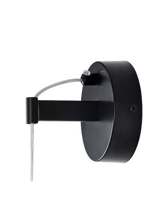 GloboStar TEARS Modern Wall Lamp with Integrated LED and Warm to Cool White Light Black 3.2x51.5cm
