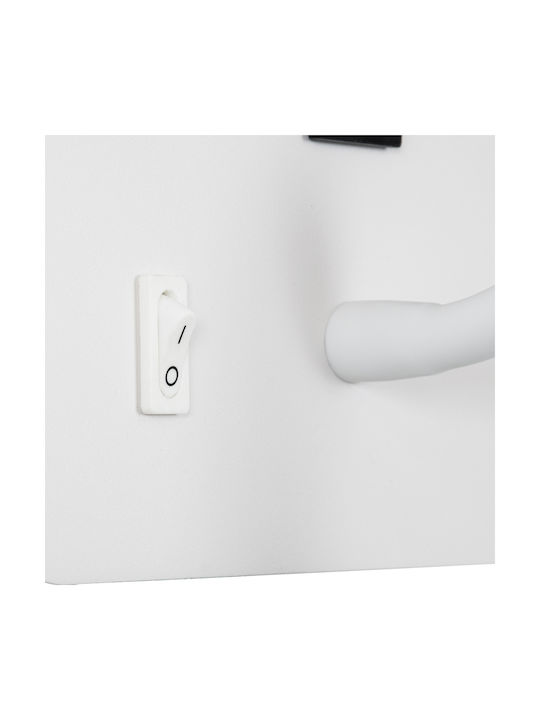 GloboStar Ibis Modern Leuchte Wand mit Integrierter LED und Neutralweißes Licht 10x18cm