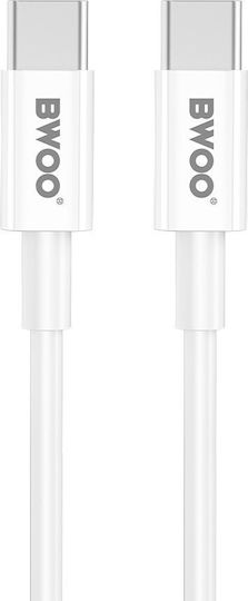 BWOO Charger with USB-C Port and Cable USB-C - USB-C 20W Power Delivery Whites (CDA159)