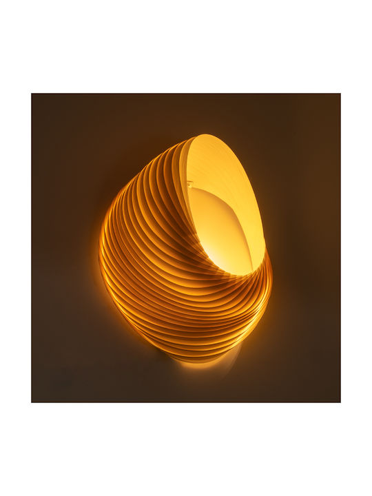 GloboStar Lamp Wall with Socket E27 Beige 22x38cm