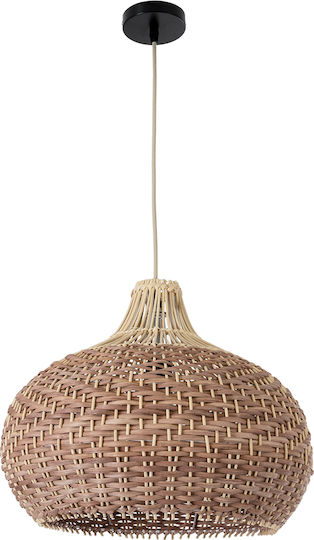 GloboStar Panama Ceiling Light Beige Boho Grid with E27 Socket 40x40cm