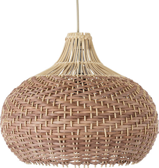 GloboStar Panama Ceiling Light Beige Boho Grid with E27 Socket 40x40cm