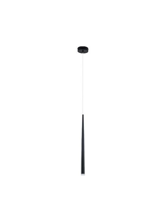 GloboStar Tears Lumini Suspendate Negru LED cu Lumină Bianco Reglabilă 51.5x51.5x51.5cm