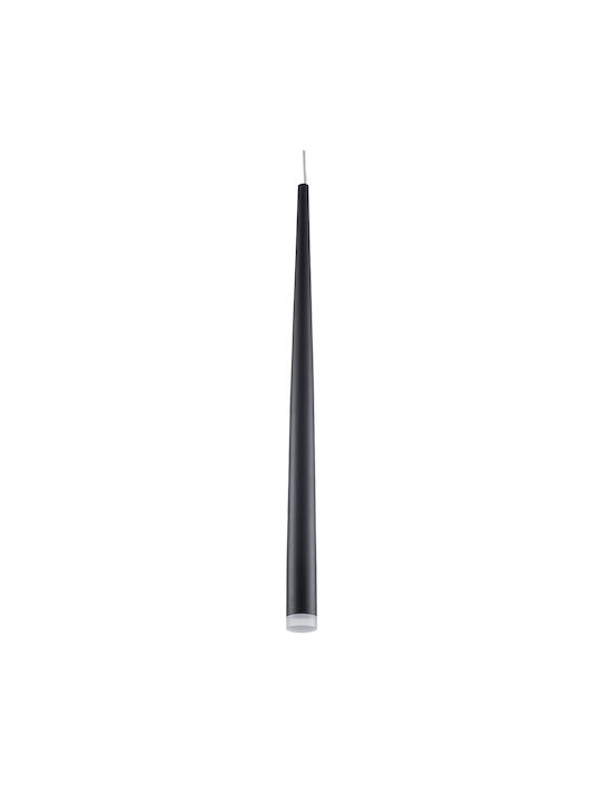 GloboStar Tears Lumini Suspendate Negru LED cu Lumină Bianco Reglabilă 51.5x51.5x51.5cm