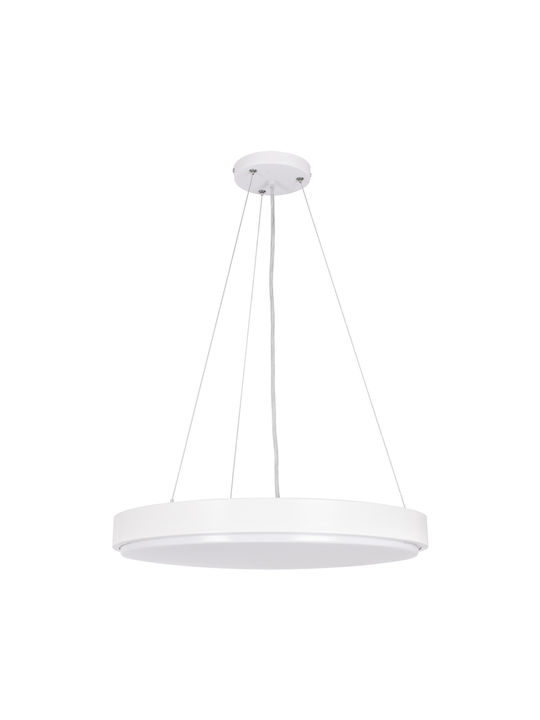 GloboStar Casper Pendant Light White 45cm