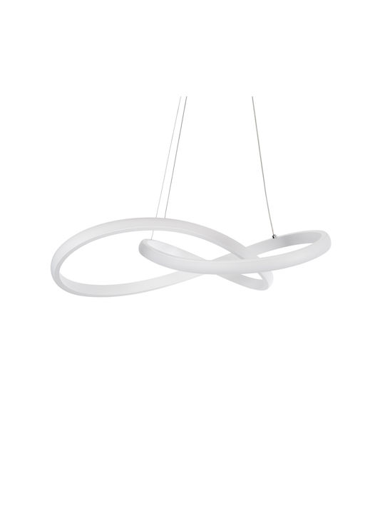 GloboStar Dexter Pendant Light White 56x56x14cm