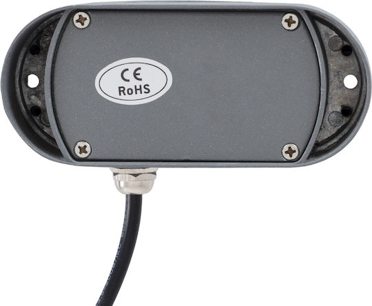 GloboStar Window-Curba Επιτοίχια Εξωτερική Πλαφονιέρα LED IP65 6W με Ρυθμιζόμενο Λευκό Φως