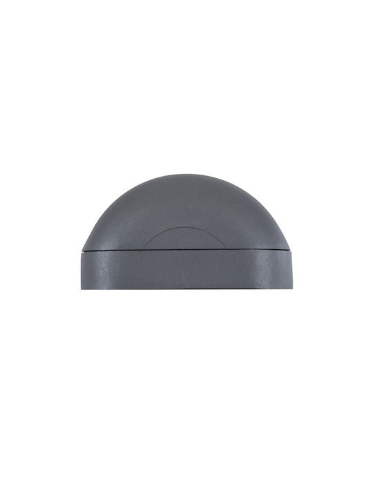 GloboStar Window-Curba Aplica de exterior montată pe perete LED IP65 6W cu Alb reglabil Lumină
