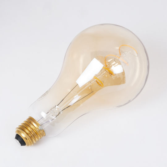 GloboStar Λάμπα LED 6W 175mm για Ντουί E27 και Σχήμα PS30 Θερμό Λευκό 500lm Dimmable