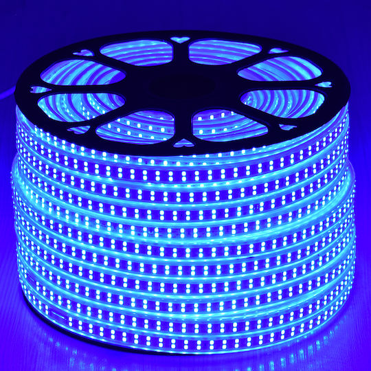 GloboStar Waterproof LED Strip 220V Blue Light 1m Type SMD2835