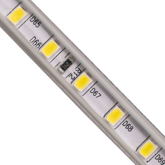 GloboStar Αδιάβροχη Ταινία LED 220V Φυσικό Λευκό Φως 1m Τύπου SMD2835