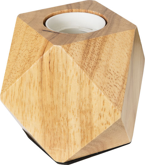 GloboStar Rhombus Dekorative Lampe mit Fassung für E27 Lampe Beige