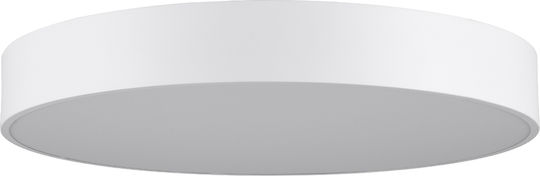 GloboStar Burton Ceiling Mount Light 60cm White with Integrated LED and Remote Control
