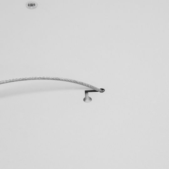 GloboStar Burton Ceiling Mount Light 60cm White with Integrated LED and Remote Control