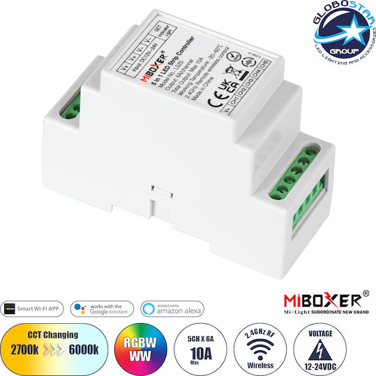 GloboStar Ασύρματο RGBW Controller Wi-Fi 71415