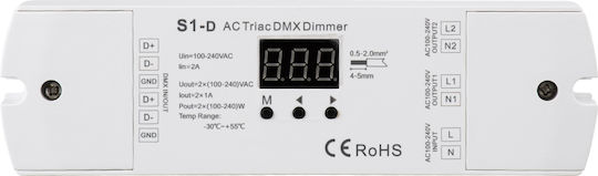 GloboStar Dimmer IR (Informationsanforderung) Wandmontierter Dimmer 70671