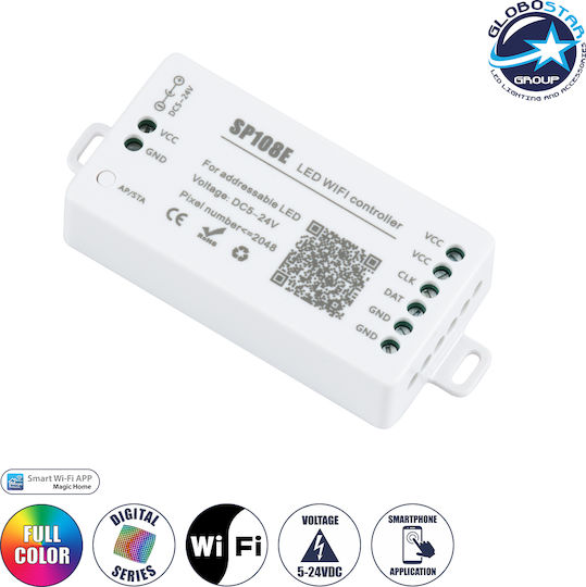GloboStar Ασύρματο RGBW Controller Wi-Fi 73409
