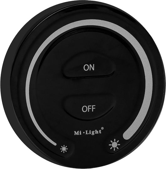 GloboStar Comutator Dimmer Cu Cadru LED Tactil În Culoare Neagră