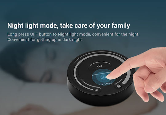 GloboStar Comutator Dimmer Cu Cadru LED Tactil În Culoare Neagră