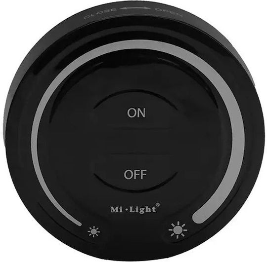 GloboStar Comutator Dimmer Cu Cadru LED Tactil În Culoare Neagră