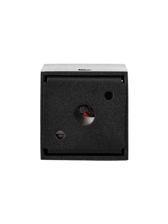 GloboStar Luminar Superior Single LED Warm White Spot in Black Color