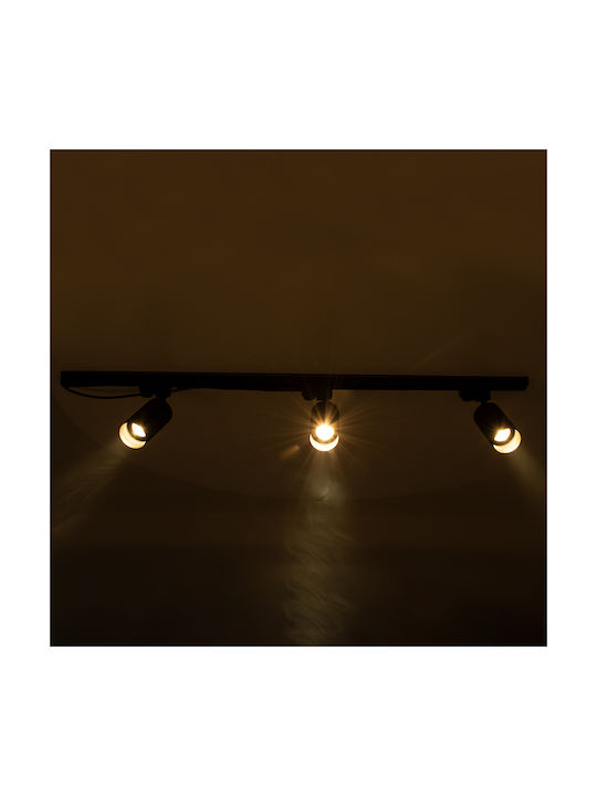 GloboStar Leo Triple Spot with Socket GU10 in Gold Color