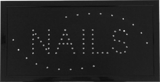 GloboStar Motion LED Sign One - Sided 48x25cm Red / Blue