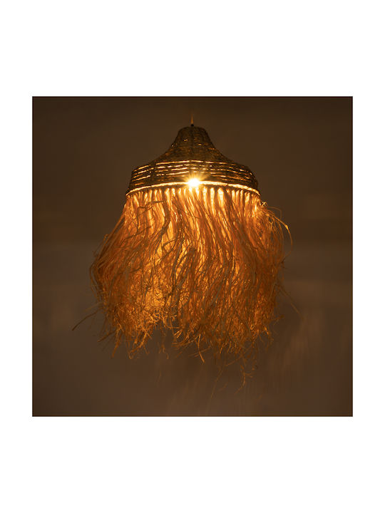 GloboStar Portoferraio Ceiling Light Beige Boho Grid with E27 Socket 50x50x80cm