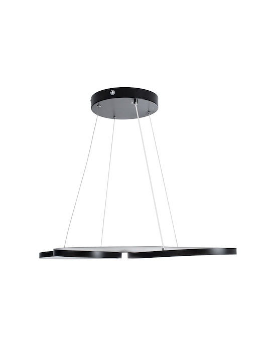GloboStar Butterfly Pendant Light Black 71x52cm