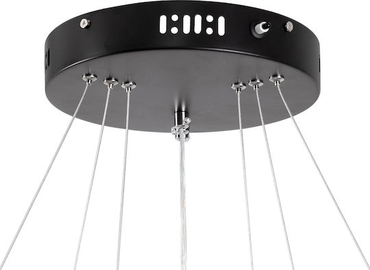 GloboStar Diamond Trio Hängelampe Schwarz 86x86x90cm.