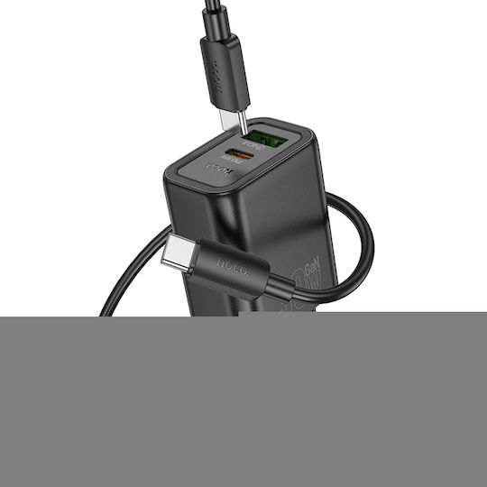 Borofone Charger Without Cable with USB-C Port 20W Power Delivery / Quick Charge 3.0 Whites (BN26 Fuente)