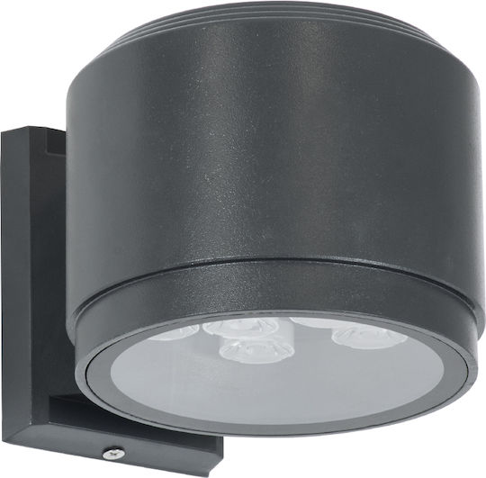 GloboStar Wall-Mounted Outdoor Spot LED IP67 24W with Warm White Light Double Beam