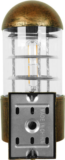 GloboStar Norma Modern Lumină de Perete cu Soclu E27 Bronz 17x23cm