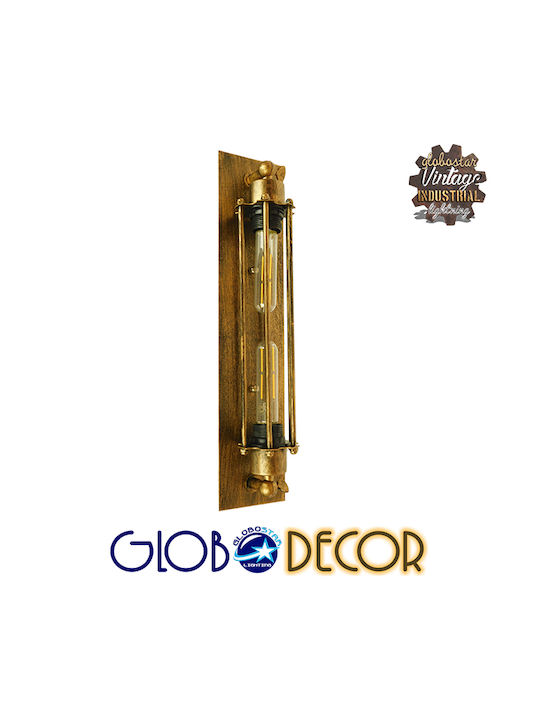 GloboStar Finley Industrial Wall Lamp with E27 Bronze 10x47cm