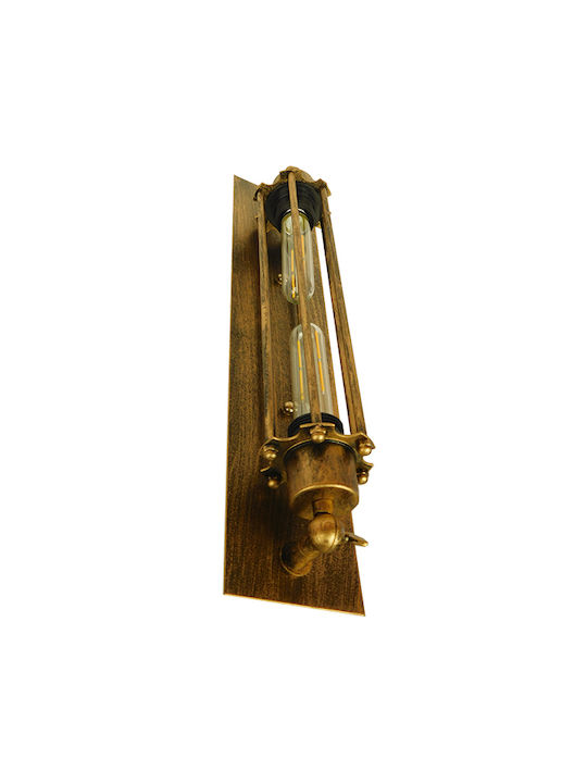 GloboStar Finley Industrial Wall Lamp with E27 Bronze 10x47cm