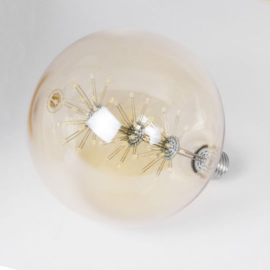 GloboStar LED Bulb 3W 195mm for Socket E27 Warm White 300lm