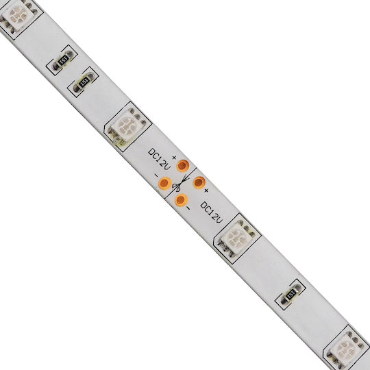 GloboStar Rezistent la apă Bandă LED 12V Verde Lumină 5m Tip SMD5050