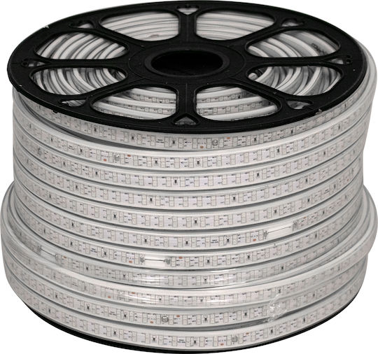 GloboStar Waterproof LED Strip 220V Red Light 1m Type SMD2835